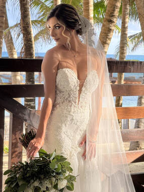 Destination Wedding Bride Lucy in Cancun MX at Generations