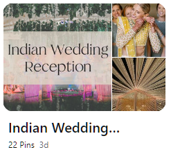 Indian Wedding Reception Pinterest